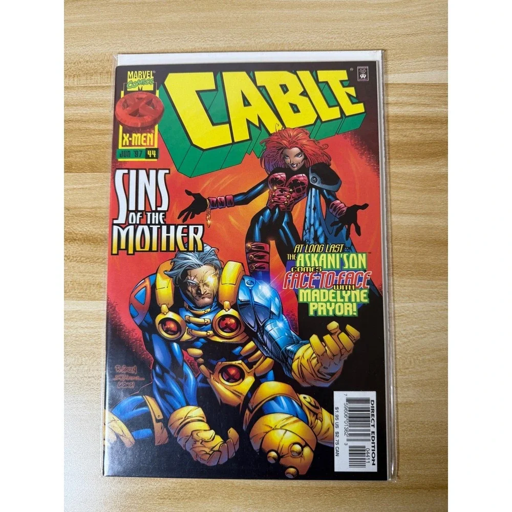 Cable 44 Marvel Comic Book X-Men June 1997 Sins of the Mother Madelyne Pryor